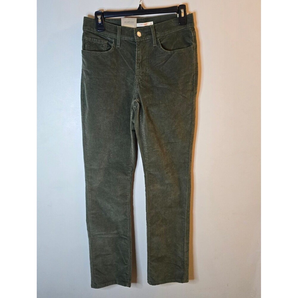 Levis Classic Straight Green Corduroy Jeans Womens Size 4